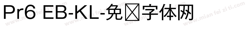Pr6 EB-KL字体转换